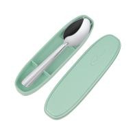 ราคา Seagull ชุดช้อนส้อมพร้อมกล่องพลาสติก ข้าวไทย (สีเขียว) (482173334483938)