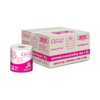 ราคา Correct กระดาษชำระม้วนใหญ่ หนา 1 ชั้น ความยาว 600 เมตร แพ็ค 3 ม้วน x 4 แพ็ค [ยกลัง 12 ม้วน] (7402748903619)