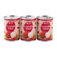 ราคา เอโร่ เงาะในน้ำเชื่อม 565 ก. x 3 (7078742556867)