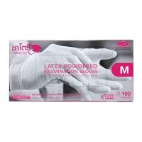 ราคา ซาโตรี่ ถุงมือยางสำหรับการแพทย์ ไซส์ M 100 ชิ้น (6761200124099)
