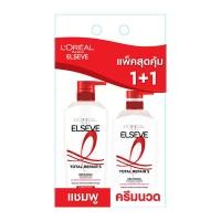 ราคา ลอรีอัล เอลแซฟ แชมพู+ครีมนวด โททอลรีแพร์ 5 620+375 มล. x 1+1 (427453494817254)