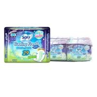 ราคา โซฟี คูลลิ่งเนเชอรัล ผ้าอนามัยแบบกลางคืน 29 ซม. 4 ชิ้น x 6 (7325010297027)