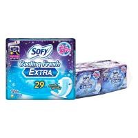 ราคา โซฟี คูลลิ่งเฟรช แบบกลางคืน มีปีก 29 ซม. 4 ชิ้น x 6 (7497606496451)