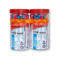 ราคา ควอนตั้ม ปากกาสเก็ต รุ่น 116เวฟ สีน้ำเงิน 50+50 ด้าม (7350347038915)