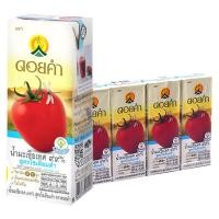 ราคา ดอยคำ น้ำมะเขือเทศ 99% สูตรโซเดียมต่ำ 200 มล. x 4 (7078686359747)