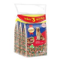 ราคา สมาร์ทฮาร์ท อาหารสุนัขโต รสเนื้ออบ 1 กก. x 3 (965988072972127)