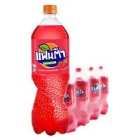 ราคา แฟนต้า น้ำอัดลม กลิ่นสตรอเบอร์รี่ 1.25 ล. x 12 (7416113692867)