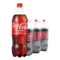 ราคา โค้ก เครื่องดื่มน้ำอัดลม รสออริจินัล น้ำตาลน้อยกว่า 2 ล. x 6 (7499694276803)