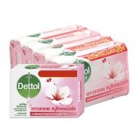 ราคา เดทตอล สบู่ก้อนแอนตี้แบคทีเรีย สูตรรีเพลนนิชชิ่ง 100 ก. x 4 (7115248533699)