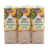 ราคา ยูเอฟซี น้ำสับปะรด 80% 1000 มล. X 3 กล่อง (7497349103811)
