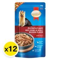 ราคา สมาร์ทฮาร์ท เนื้อวัวชิ้นในน้ำเกรวี่ รสบูลโกกิ 120 ก.