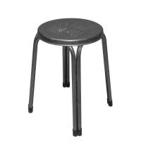 ราคา เก้าอี้เหล็กกลม สีเกร็ดเงิน (7416092819651)