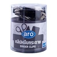 ราคา เอโร่ คลิปหนีบกระดาษ 2 ขา รุ่น 108 สีดำ 12 ชิ้น (7526576685251)