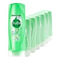 ราคา ซันซิล ครีมนวดผม สูตรเฮลธีเออร์ แอนด์ ลอง สีเขียว 60 มล. x 6 (7325021077699)