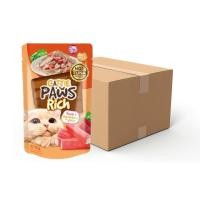 ราคา แคทตี้ พาวส์ ริช undefined อาหารเปียกแมว รสปลาทูน่าและปูอัด 70 ก. x 12 (525608493200145)