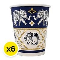 ราคา เฟสท์ แก้วกระดาษลายช้าง 8oz 6ใบx1 (593277846607897)