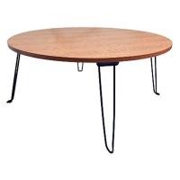 ราคา โต๊ะญี่ปุ่นกลมขาเหล็ก คละลาย (593236888481571)