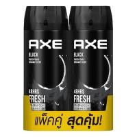 ราคา แอ๊กซ์ แบล็ค สเปรย์ดับกลิ่นกาย 135 มล. x 2 (922873271669713)