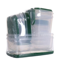 ราคา กล่องถนอมอาหาร 17 ชุด สีเขียว (6969459900611)