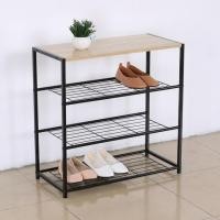 ราคา ไทยซันสปอร์ต ชั้นวางรองเท้า ชั้นวางของ 4 ชั้น โครงเหล็ก ท็อปไม้ ชั้นวางรองเท้า 9-12 คู่ รุ่น Sh0004wh (346375298366833)