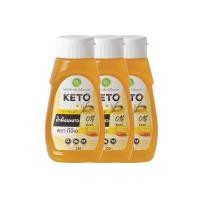 ราคา ไซรัปคีโต Keto กลิ่น น้ำผึ้งมะนาว 320 ml. x แพ็ค 3 (7267822960835)