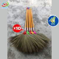 ราคา ไม้กวาดดอกหญ้าทากาว รุ่น หนาพิเศษ สินค้าคละสี x 10 ชิ้น (932498087809125)