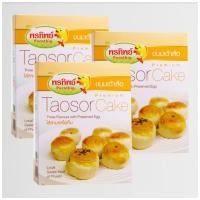 ราคา พรทิพย์ พรีเมี่ยม ขนมเต้าส้อไส้สามรสไข่เค็ม 125 กรัม x 3 (27597518294665)