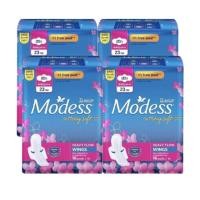 ราคา โมเดส ผ้าอนามัย คอตตอนนี่ซอฟ เฮฟวี่ โฟลว มีปีก 16 ชิ้น x 4 (20777762851298)