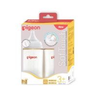 ราคา Pigeon พีเจ้น ขวดนมคอกว้างสีชา Ppsu 5ออนซ์ และ 8ออนซ์ แพ็คคู่ 8 Oz แพ็ค2 (871805512473931)