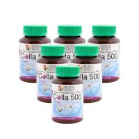 ราคา (แพ็ค 6) Khaolaor ขาวละออ คอลลา 500 พลัส คอลลาเจนผสมสารสกัดเมล็ดองุ่น วิตามินซีและอี 60 เม็ด/ขวด (805951199074863)