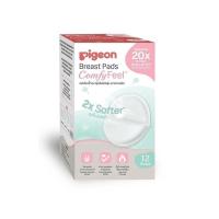 ราคา Pigeon พีเจ้น แผ่นซับน้ำนม รุ่นสัมผสันุ่ม เบาสบายผิว ( Breast Pad Comfy Feel) 12 แผ่น (517502164458884)