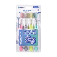 ราคา Biosafety แปรงสีฟัน ไบโอเซฟตี้ รุ่น ไมโครคลีน 0.01 แพ็คสุดคุ้ม 2 แถม 2 x 3 แพ็ค (376622476030645)