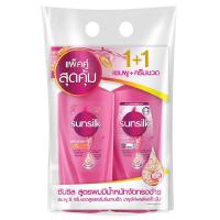 ราคา ซันซิล แชมพู 325 มล. + ครีมนวดผม สีชมพู 300 มล. (7325021733059)