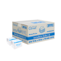 ราคา Correct กระดาษเช็ดปาก ชนิดป๊อปอัพ 2 ชั้น 100 แผ่น x 60 ห่อ (6,000 แผ่น) [ยกลัง] (188612611370487)