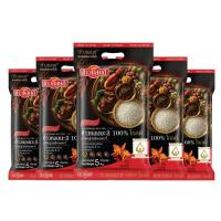 ราคา ข้าวแสนดี ข้าวหอมมะลิ 100% โกลด์ 5 กก. x 5 (782948986878818)