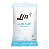 ราคา ลิน น้ำตาลทรายขาว 1 กก. x 25 (766564050710952)