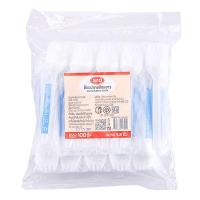 ราคา เอโร่ ช้อนปลายส้อมห่อพลาสติก แผง 15 ซม. 100 คัน (7416085938371)