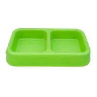 ราคา Bearing Pet Bowl ชามอาหารสัตว์เลี้ยง อุปกรณ์สัตว์เลี้ยง ที่ใส่อาหารสัตว์เลี้ยง ชามอาหารสุนัข จานข้าวแมว ถาดข้าว คงทน เขียว,2ช่อง ขนาดกลาง (438318242090465)