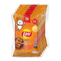 ราคา เลย์ ร็อค ขนมมันฝรั่งแท้ทอดกรอบ รสบาร์บีคิว 48 ก. x 6 (6761212674243)