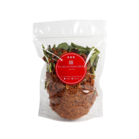 ราคา ชฎา หมูสมุนไพร สูตรต้นตำรับ เนื้อหมูคัดพิเศษเฉพาะเนื้อนุ่มไร้มัน อบพร้อมถั่วลิสง และหอมใบมะกรูด (654270457853064)