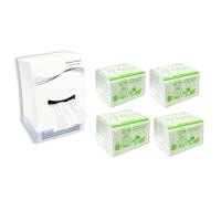 ราคา Billion Million กล่องใส่กระดาษเช็ดปาก ชนิดป๊อปอัพ 1 กล่อง พร้อมกระดาษเช็ดปาก ชนิดป๊อปอัพ 1 ชั้น 200 แผ่น จำนวน 4 ห่อ (7402751033539)