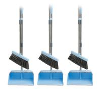 ราคา โพลี - ไบรท์ ไม้กวาด + ที่ตักผง undefined รุ่นมีหวีสาง x 3 ชุด (733174950410021)