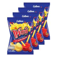 ราคา แจ็กซ์ มันฝรั่งแท่งทอดกรอบ พร้อมซอสมะเขือเทศ 45 ก. x 4 (7115302207683)