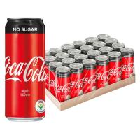 ราคา โค้ก เครื่องดื่มน้ำอัดลม แบบกระป๋อง ไม่มีน้ำตาล 325 มล. x 24 (7416114380995)