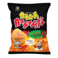 ราคา คารามูโจ้ มันฝรั่งแผ่นเรียบ รสฮ๊อต&ชิลลี่ 86 ก. (999960941870957)