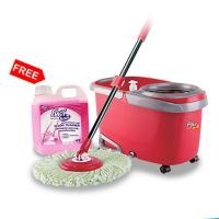 ราคา โพลี-ไบรท์ ม็อบถังปั่น รุ่นดูอัลทอร์นาโด + น้ำยาถูพื้น 1 ลิตร (252411361045356)