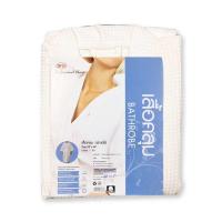 ราคา เอโร่ เสื้อคลุมอาบน้ำรังผึ้ง ฟรีไซส์ สีขาว (7497618325699)