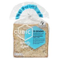 ราคา คิวบิก ขนมปังโฮลวีตแซนวีชธัญพืช 19 ชนิด 360 กรัม (7497570091203)