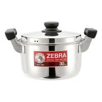 ราคา ตราหัวม้าลาย หม้อหุงต้ม รุ่น Carry ขนาด 30 ซม. (7497542959299)