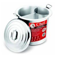 ราคา ตราหัวม้าลาย หม้อก๋วยเตี๋ยว รุ่น Chef ขนาด 40 ซม. x 3 ช่องโค้ง (7497481617603)